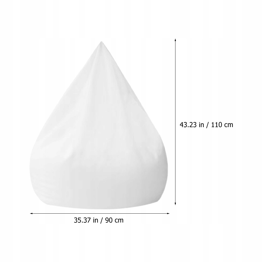 Wypełniacz An Fitting Bean Bag Biały Marka bez marki