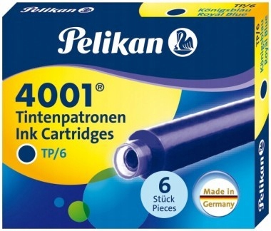 

Naboje Do Pióra Pelikan Krótkie Niebieskie