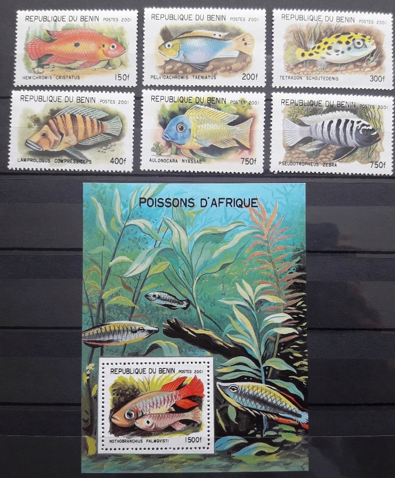 Benin - znaczki pocztowe