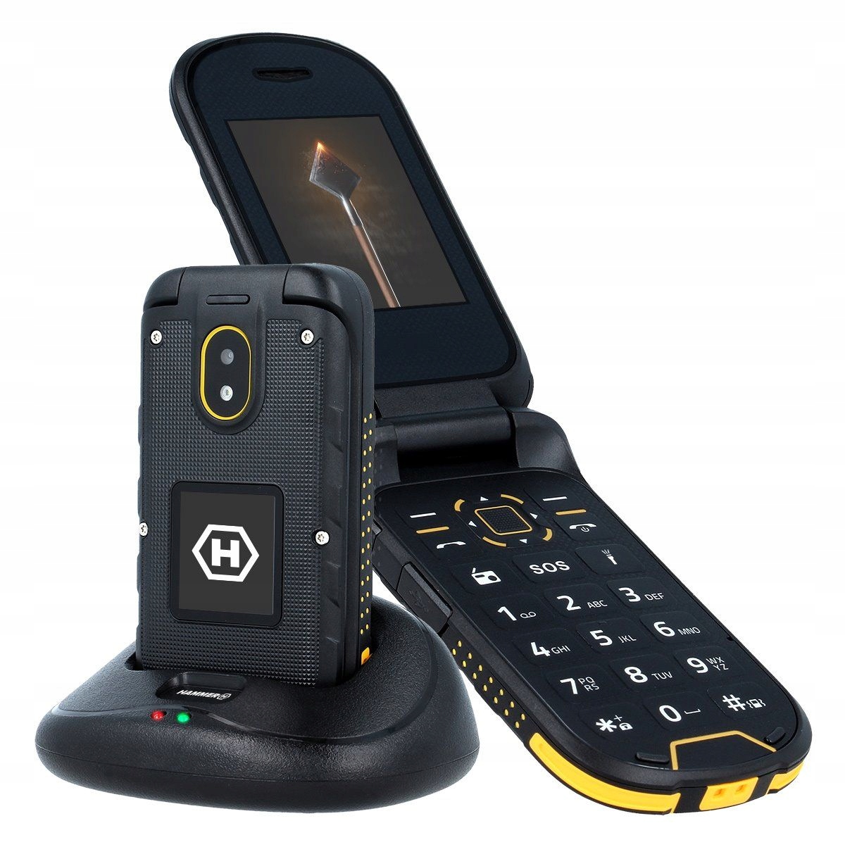 

Hammer Bow Mocny Telefon z Klapką 2G Bez Internetu