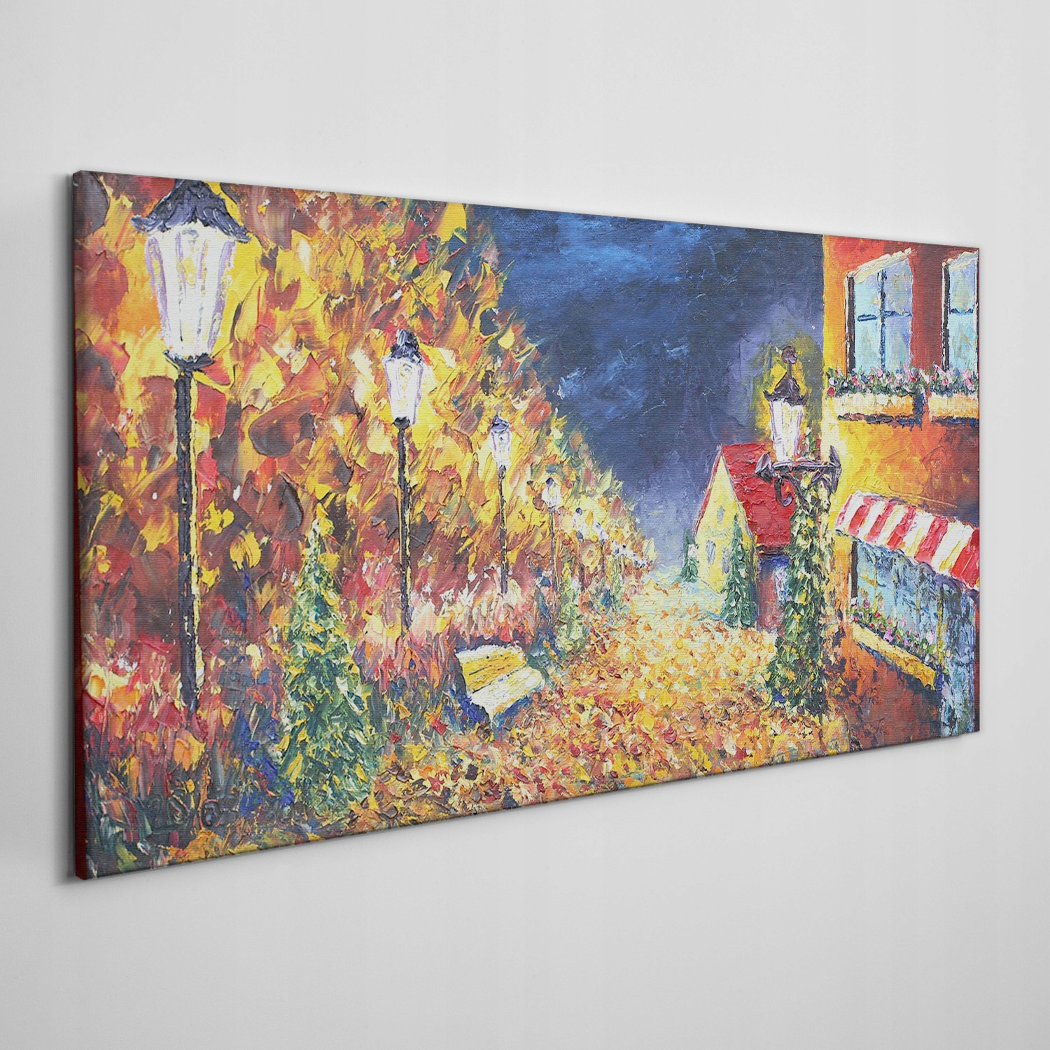

Obraz na płótnie Miasto park drzewa jesień 140x70
