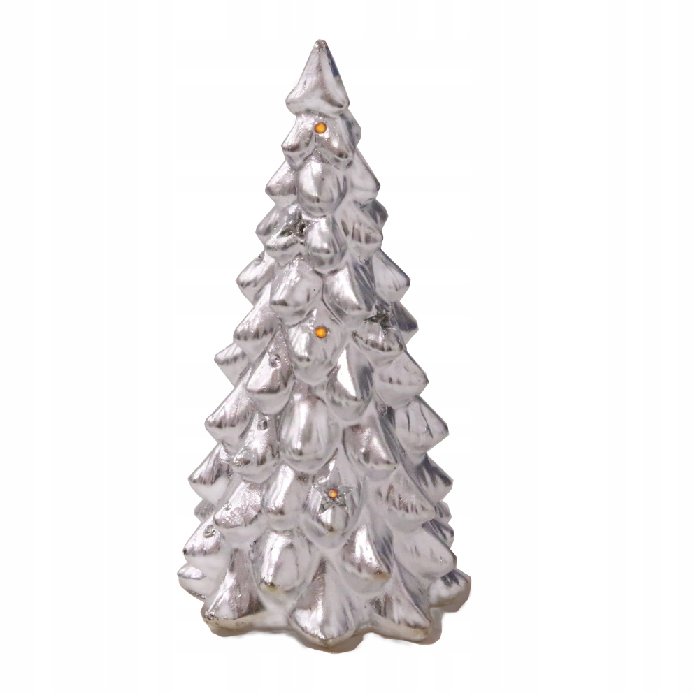 

Choinka Led Srebrna 22cm Metaliczna Świąteczna