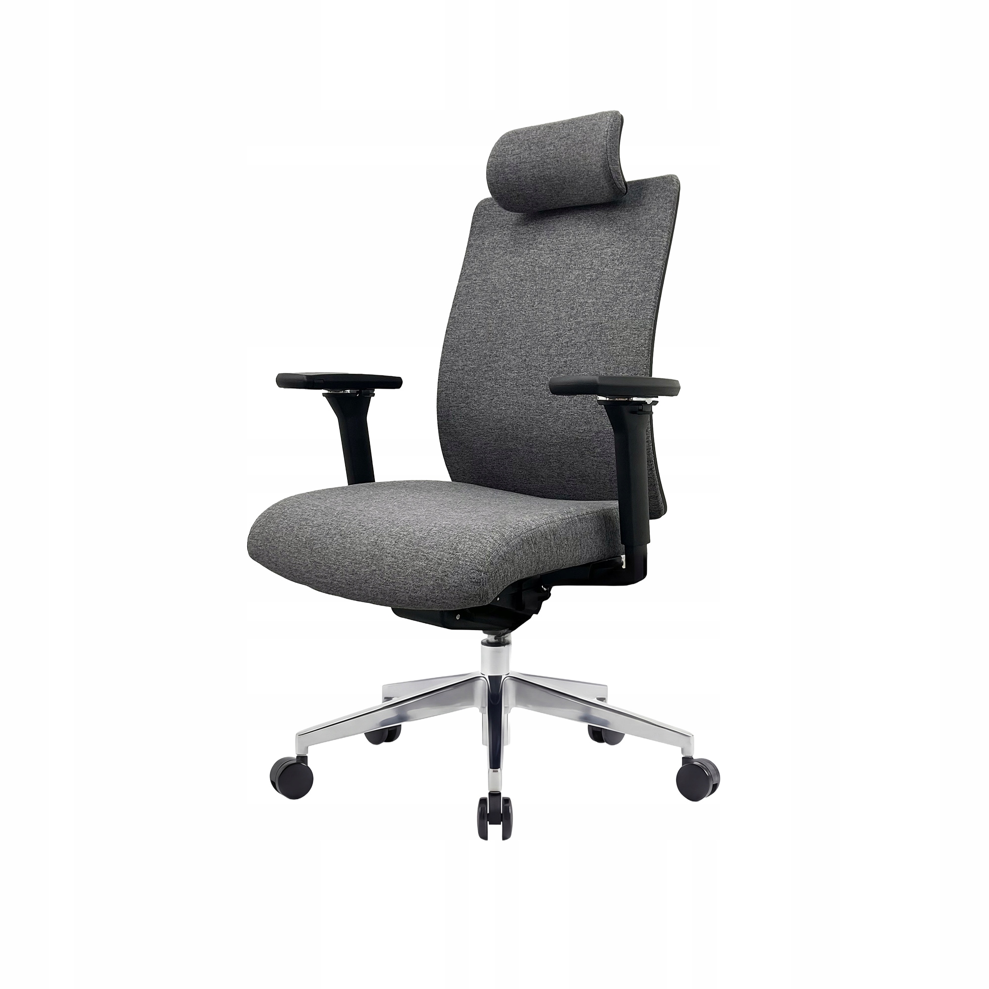 Kancelářská ergonomická otočná židle z tkaniny Jan Nowak Vector Tmavě šedá