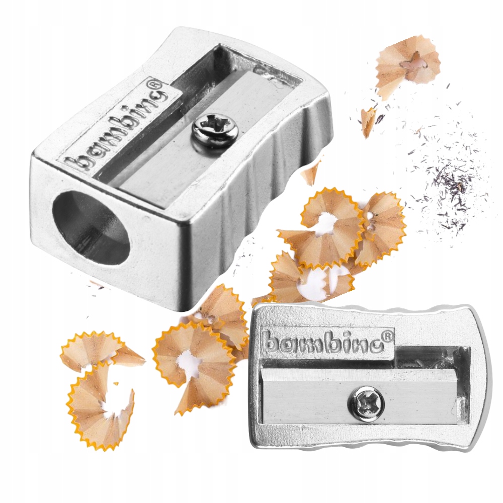 Temperówka metalowa pojedyncza BAMBINO