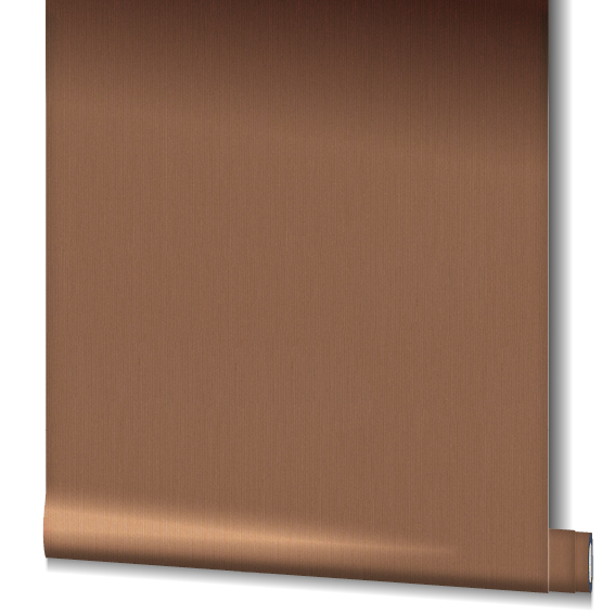 Hnědá tapeta napodobující vinylovou tkaninu, 70 cm