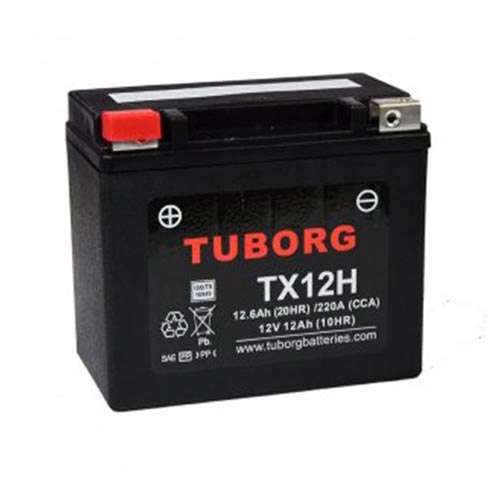 TX12H YTX12 - Акумулятор Tuborg AGM для Volvo 10AH