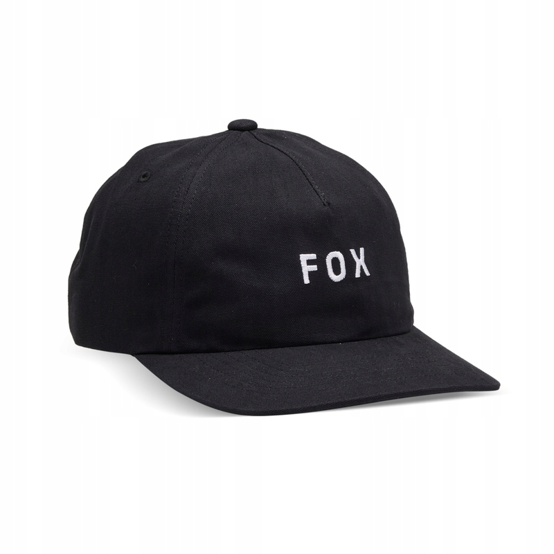 Kšiltovka Fox W Wordmark Adjustable Black Os (os)