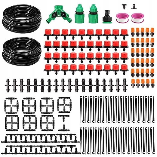 Systém kapkové závlahy 2 x 20 m 220 ks, sada pro zahradu
