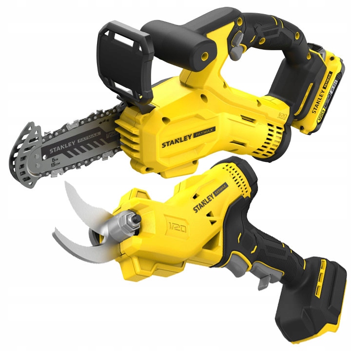 Mini Pila Na Větve Pila 18V S Akumulátorem A Nabíječkou Zahradní Nůžky Stanley