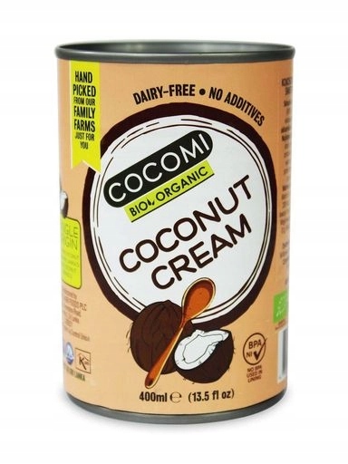 5 x Kokosový zahuštěný produkt bez guarové gumy v plechovce bio 400 ml