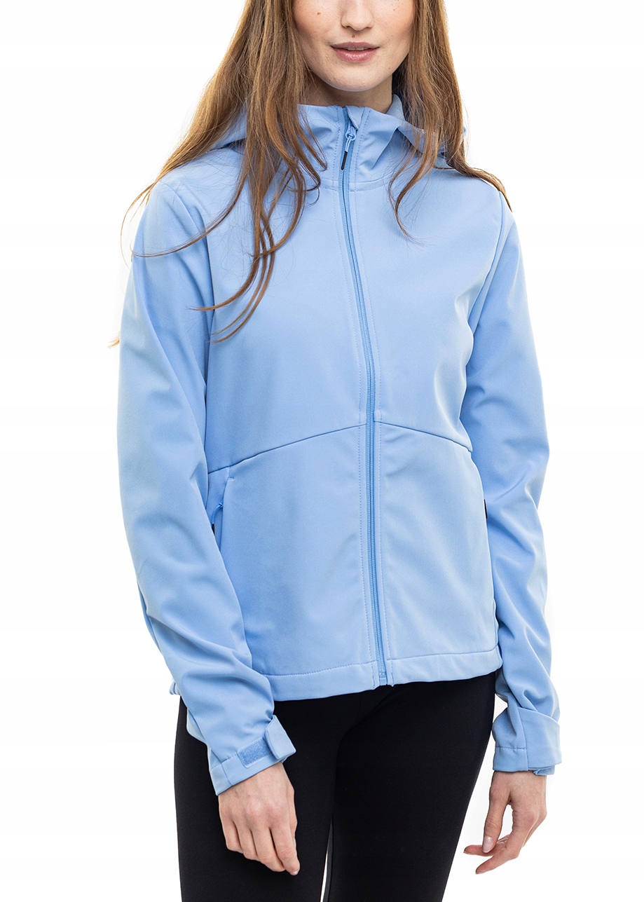 Dámská bunda 4F Softshell Jarní přechodová bunda s kapucí Sportovní vel M