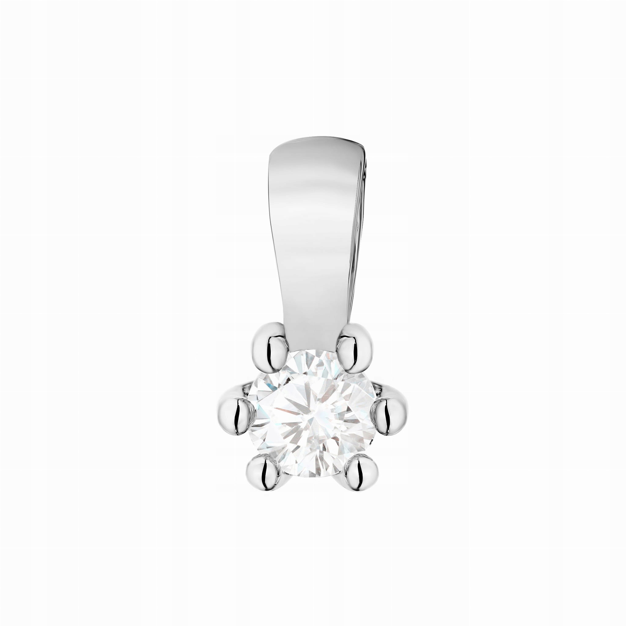 Přívěsek Z0222 Laboratorní diamant 0,10 ct bílé zlato