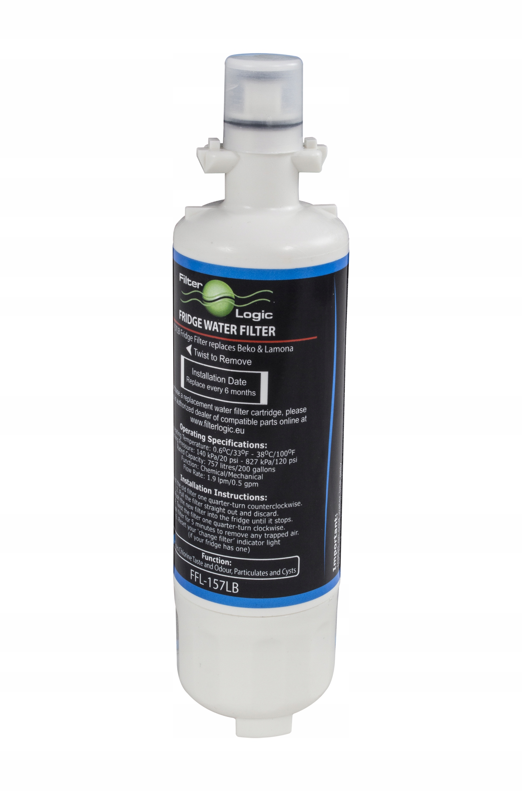 Filtr wody do lodówki BEKO 4874960100 FilterLogic Marka FilterLogic