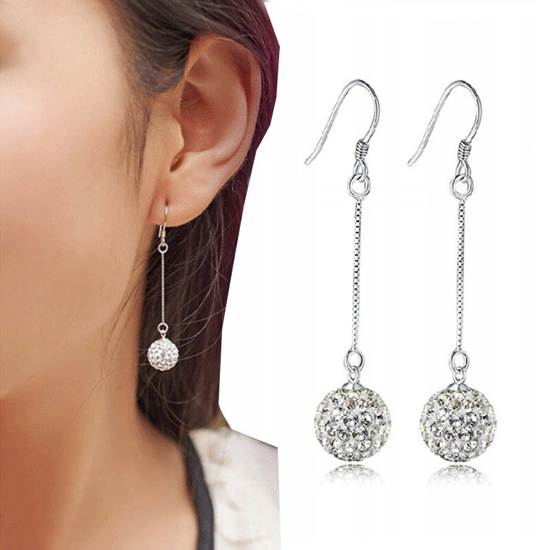 

Piękne Kolczyki Srebrne 925 Swarovski-kolory