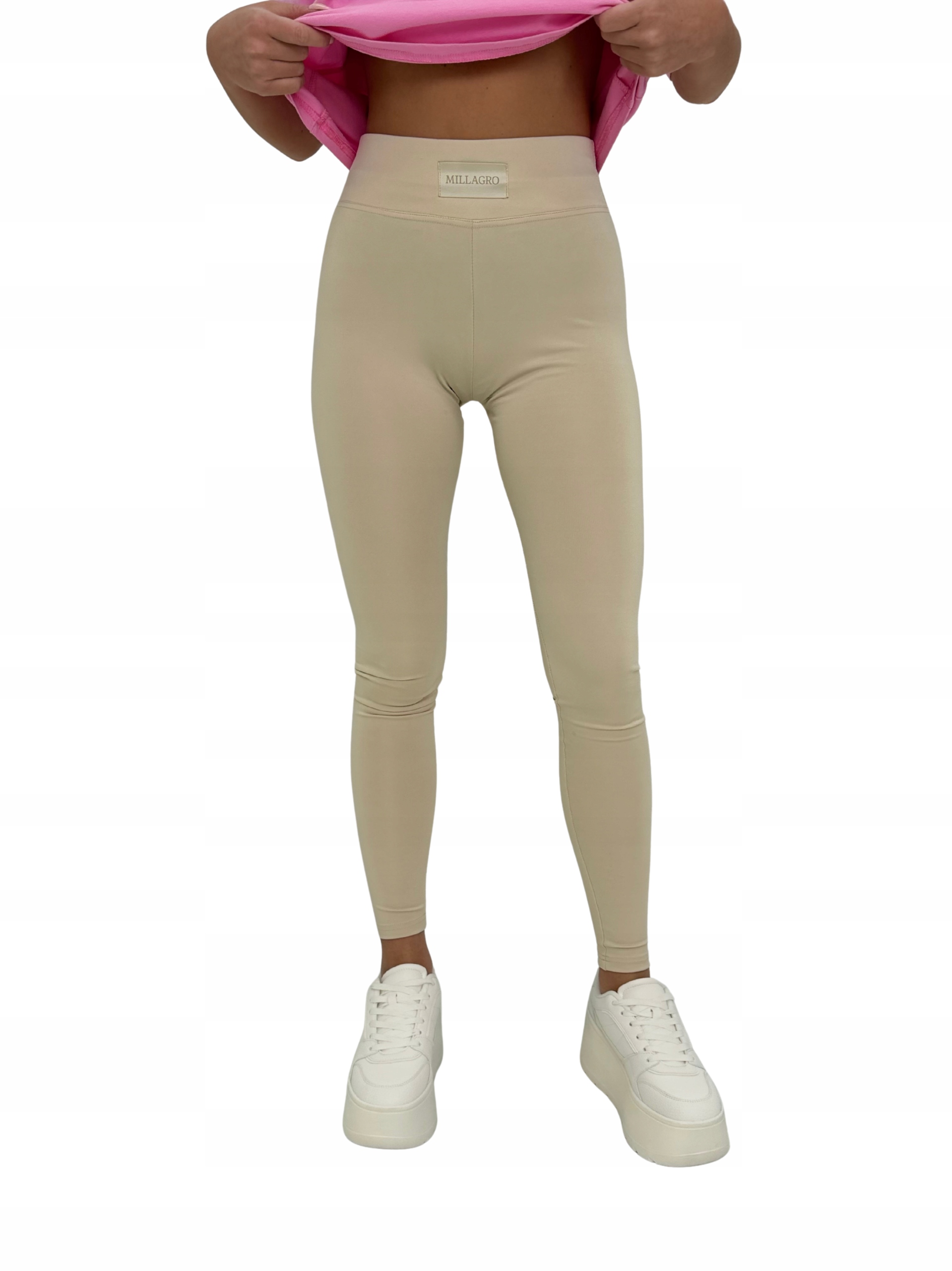 Dámské modelovací krycí legíny Millagro Bella béžové