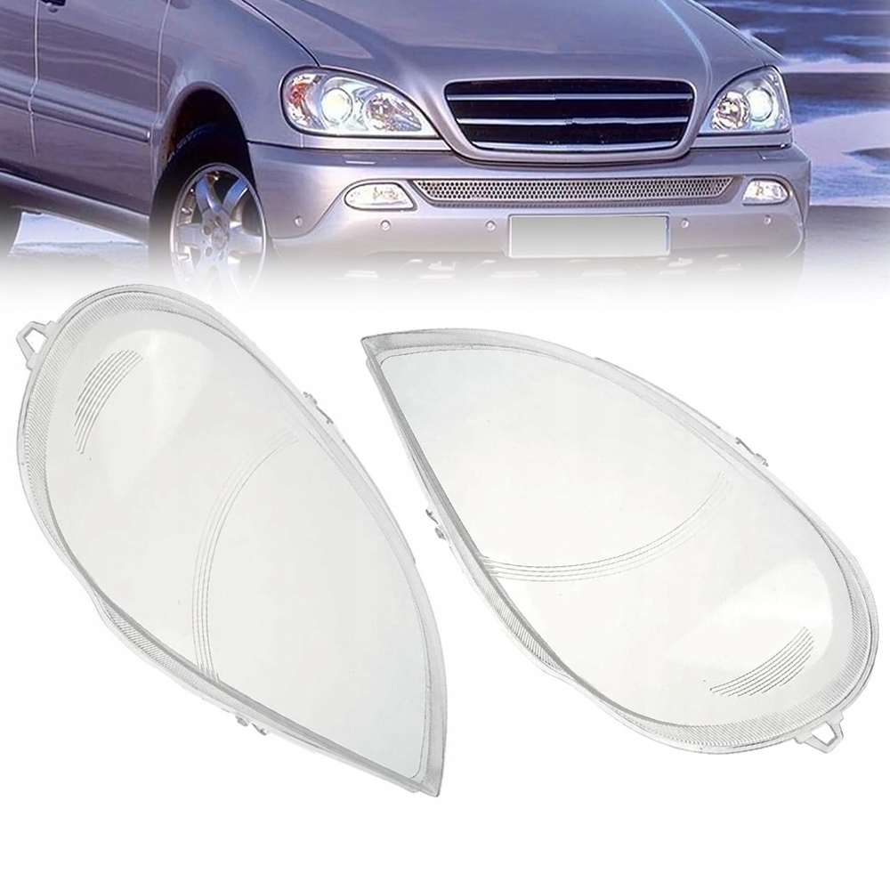 Mercedes-Benz ML W163 2002-05 Stínidla Předních Světel Světlomety Komplet