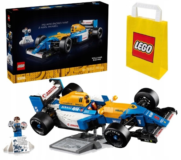 Lego 10353 Williams Racing FW14B s minifigurkou Nigela Mansella taška
