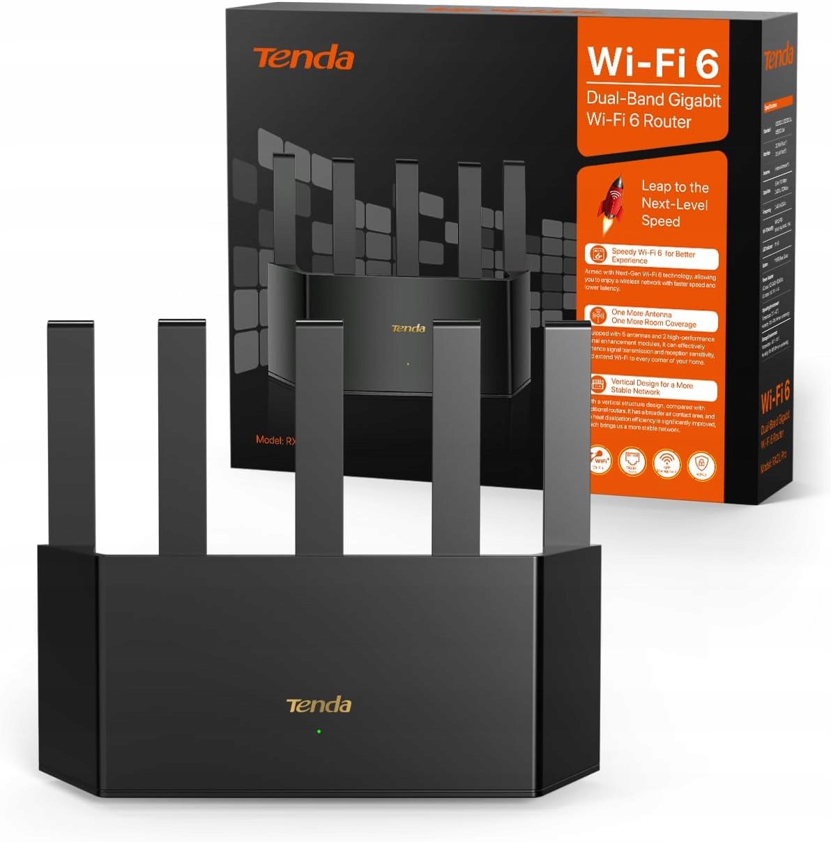 Přístupový bod, router Tenda RX2L Pro 802.11ax (Wi-Fi 6)