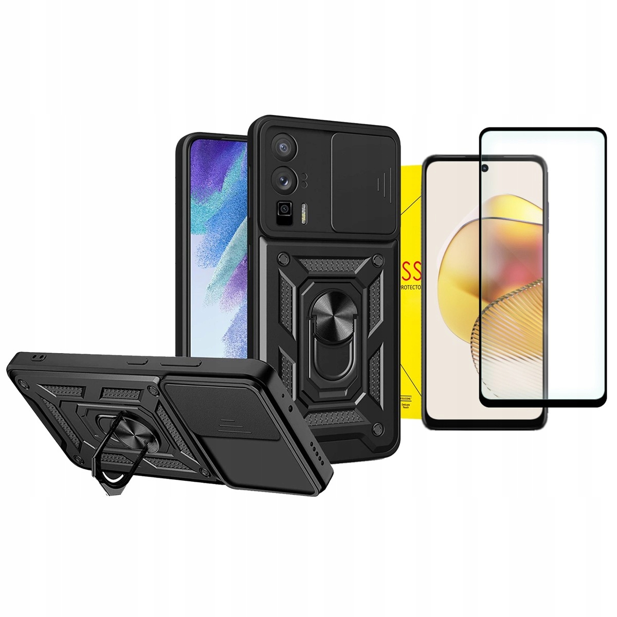 

Etui do Poco F5 Pro, pancerne plecki case szkło