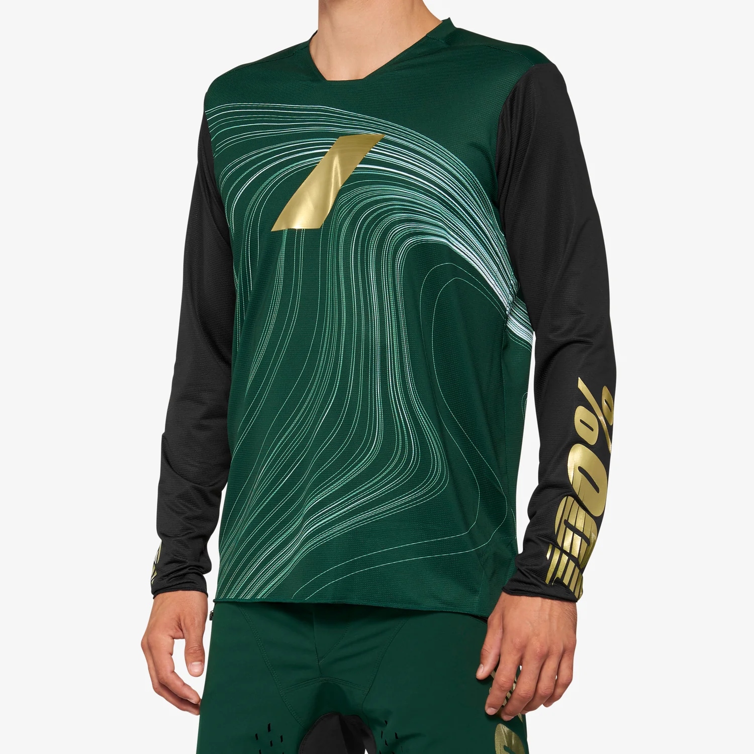 Męska Koszulka Jersey Rowerowy 100% R-Core-X r.M