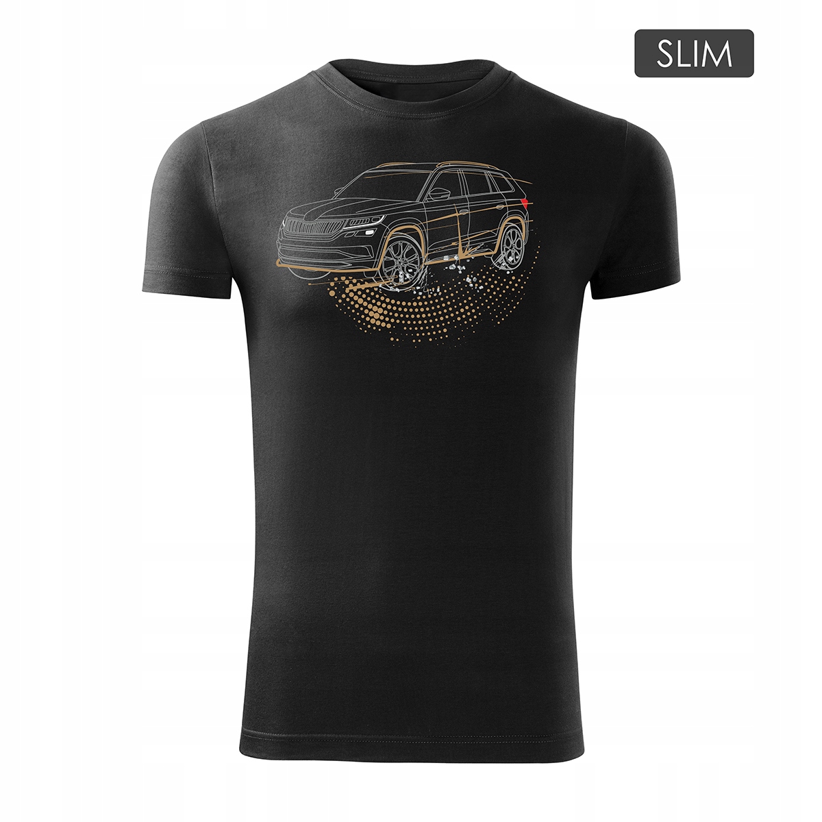 

Koszulka z samochodem Suv Skoda Kodiaq Slim