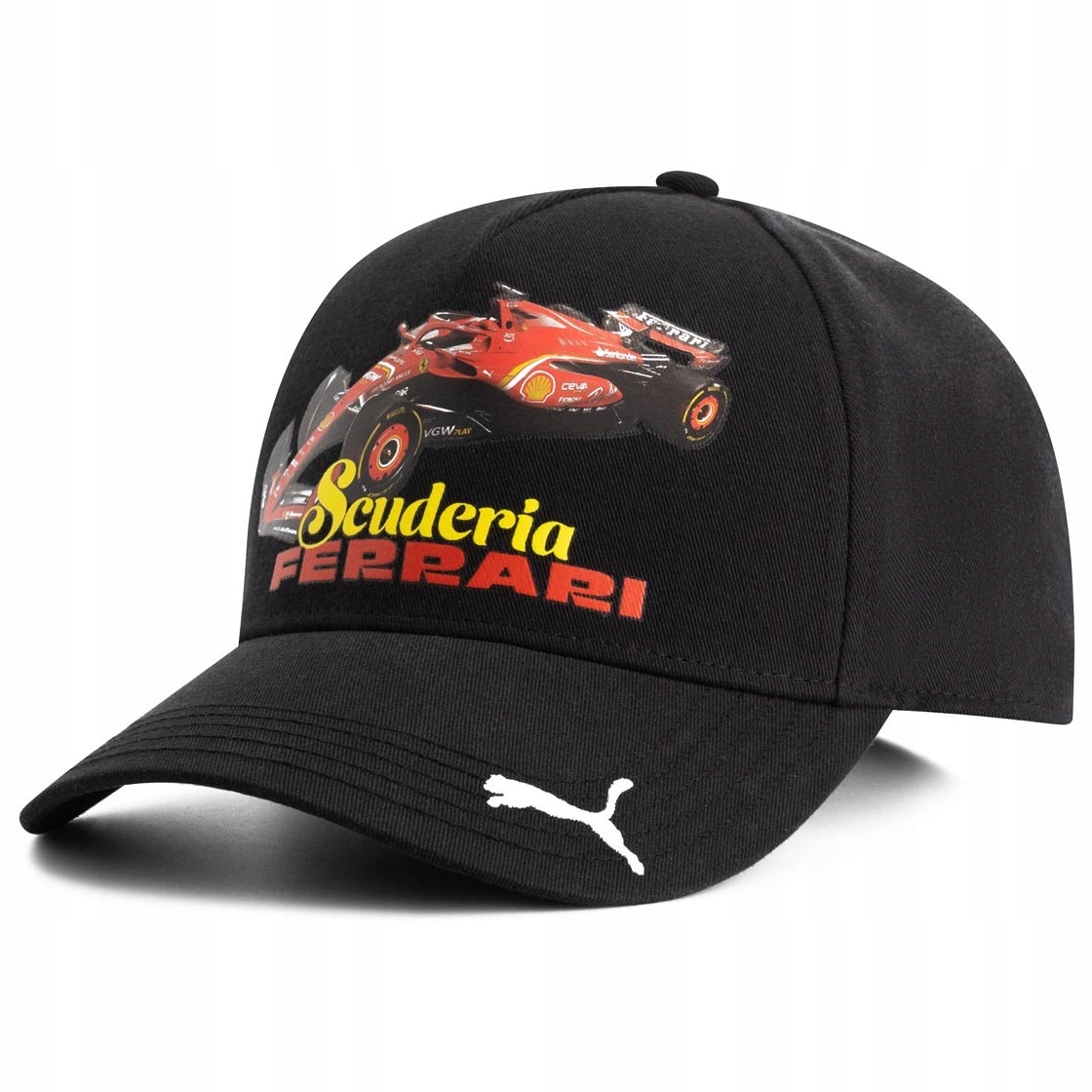 Čepice Scuderia Ferrari F1 Graphic Car černá