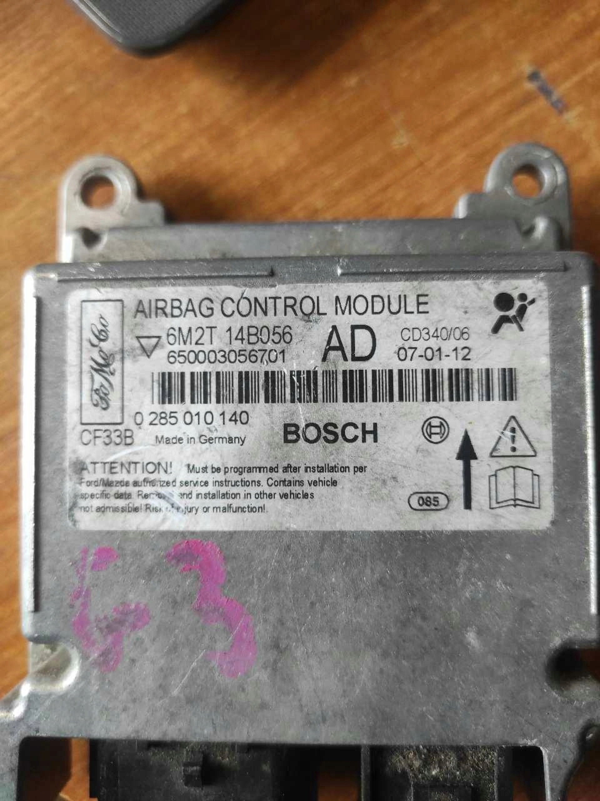 SENSOR Airbag FORD GALAXY MK3 6M2T14B05 AD