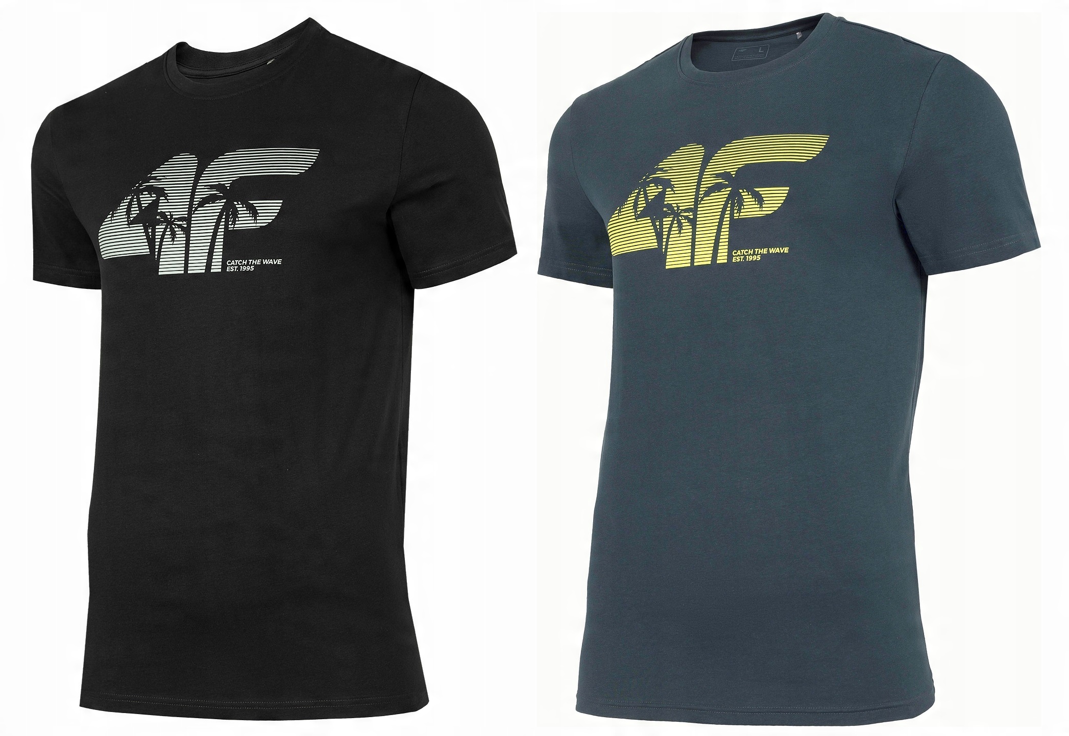 

Koszulka męska 4F T-shirt bawełna zestaw 2szt. S