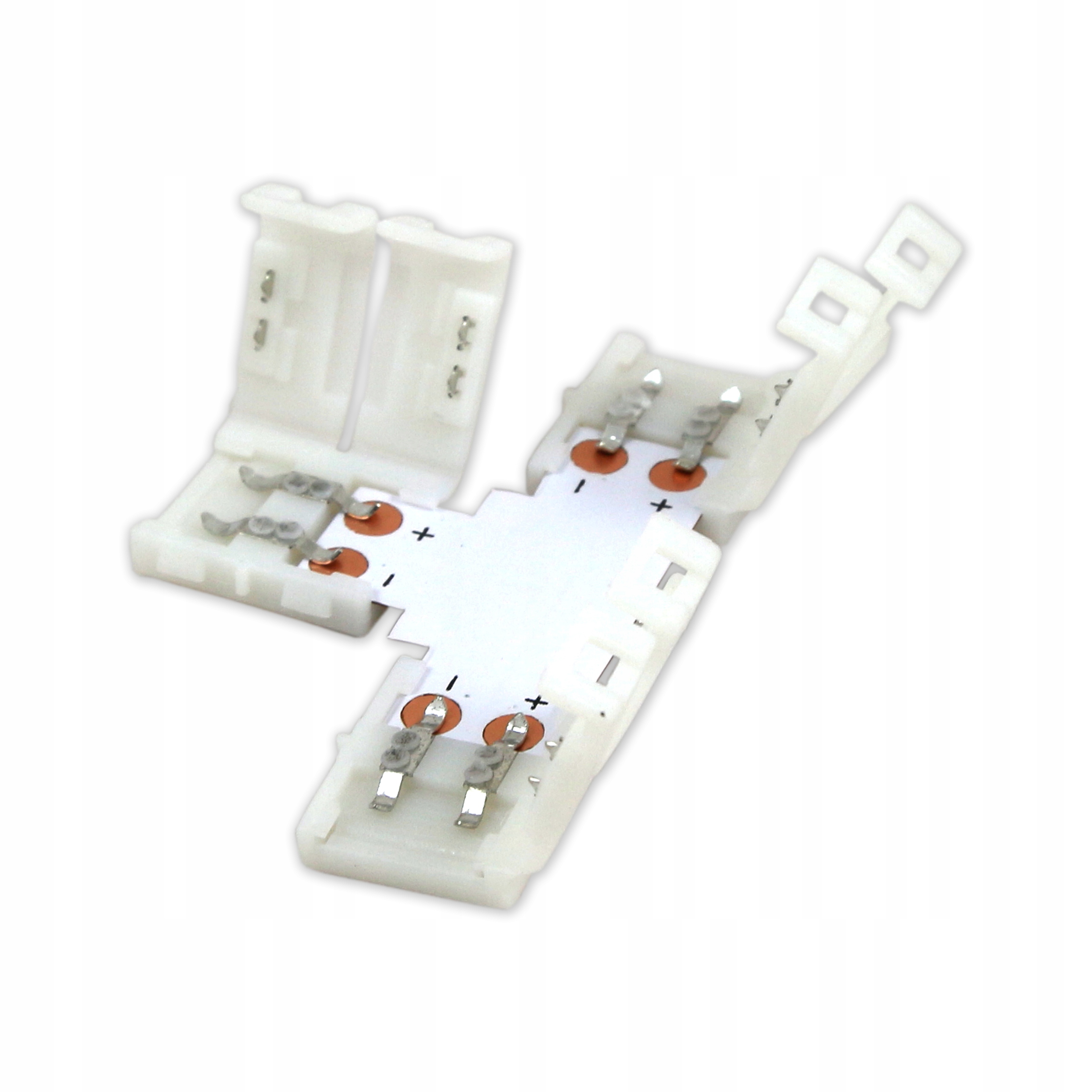 ZŁĄCZKA DO TAŚM LED ZACISKOWA TRÓJSTRONNA tylu T 8 mm Marka Profiled