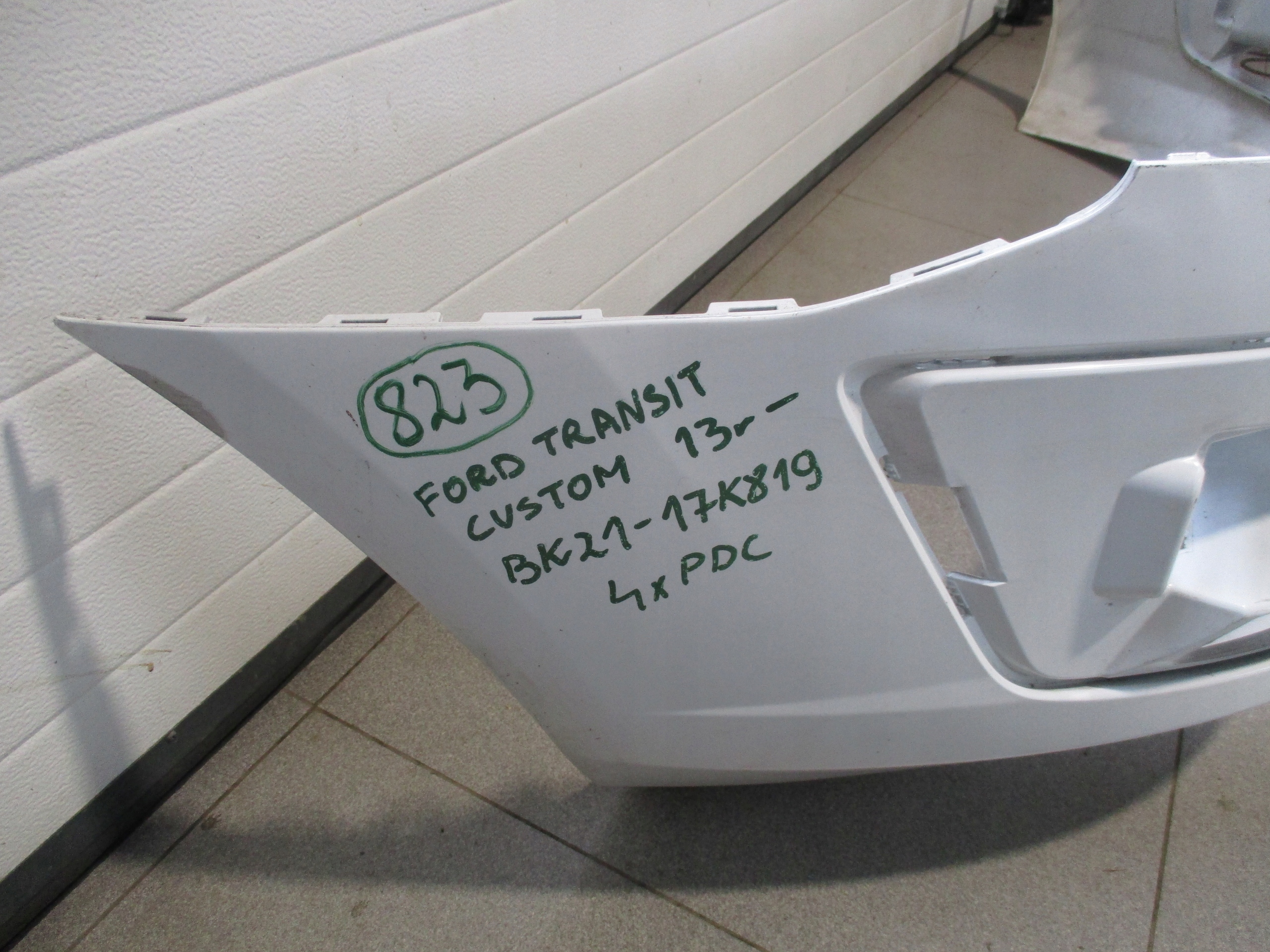 bumper front Ford Transit Custom 13r- BK21-17K819 4xPDC