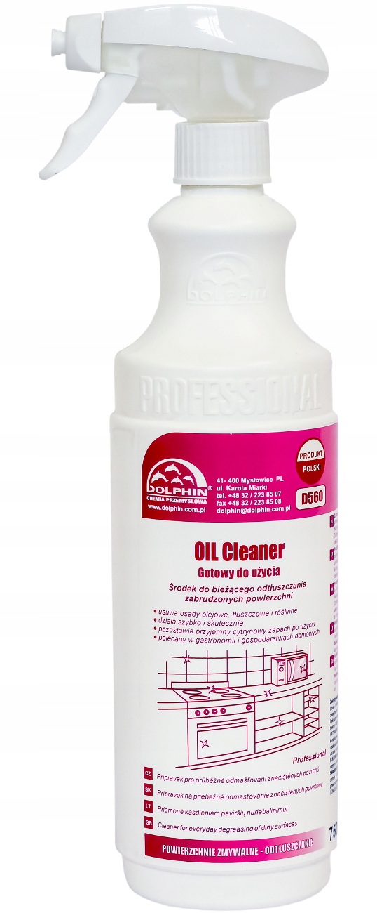 

Oil Cleaner Uniwersalny Odtłuszczacz 750ml
