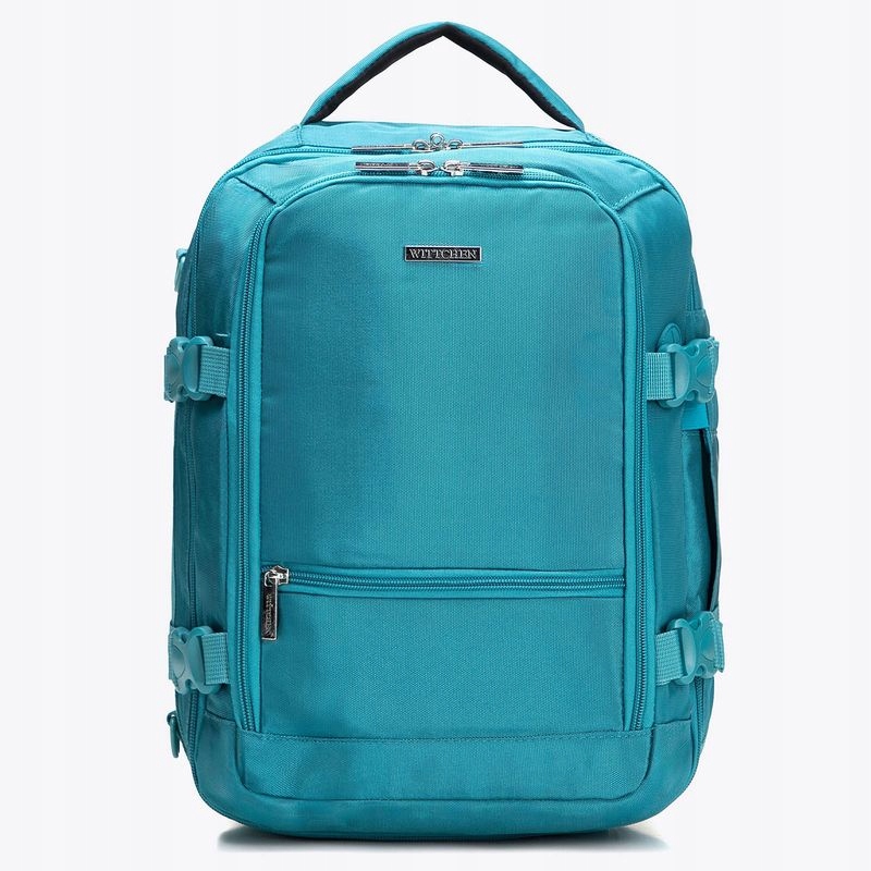Plecak Wittchen Bagaż Podręczny 40x30x20 29-3P-000-95B Turkusowy Poszerzony