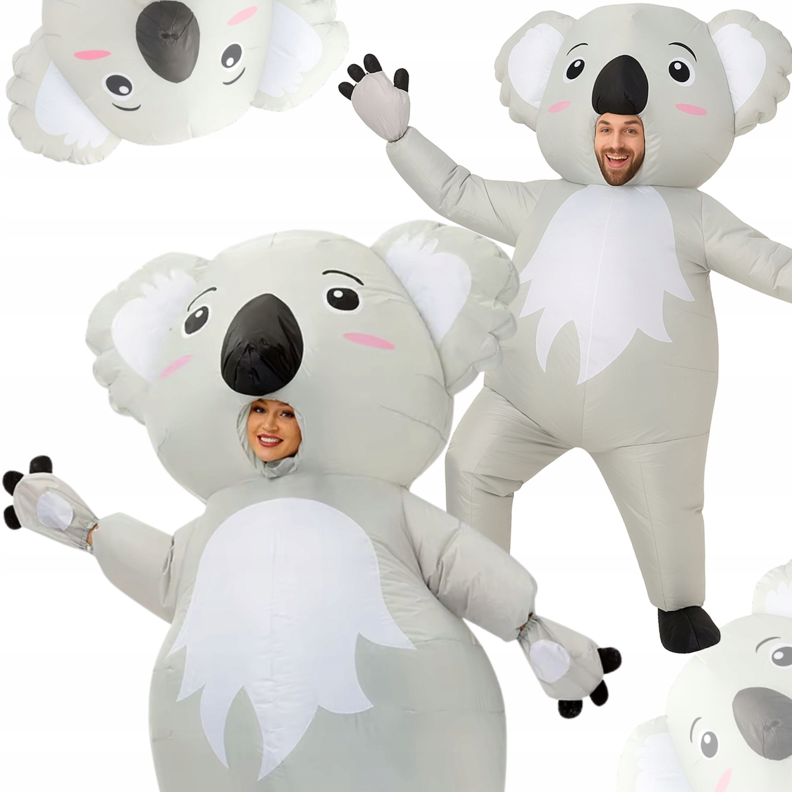 Nafukovací Kostým Medvídek Koala Na Halloween Párty Samonafukovací