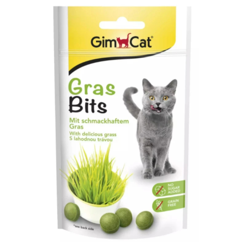Levně Gimcat Grasbits Pamlsek s trávou Pro Kočky 425 g