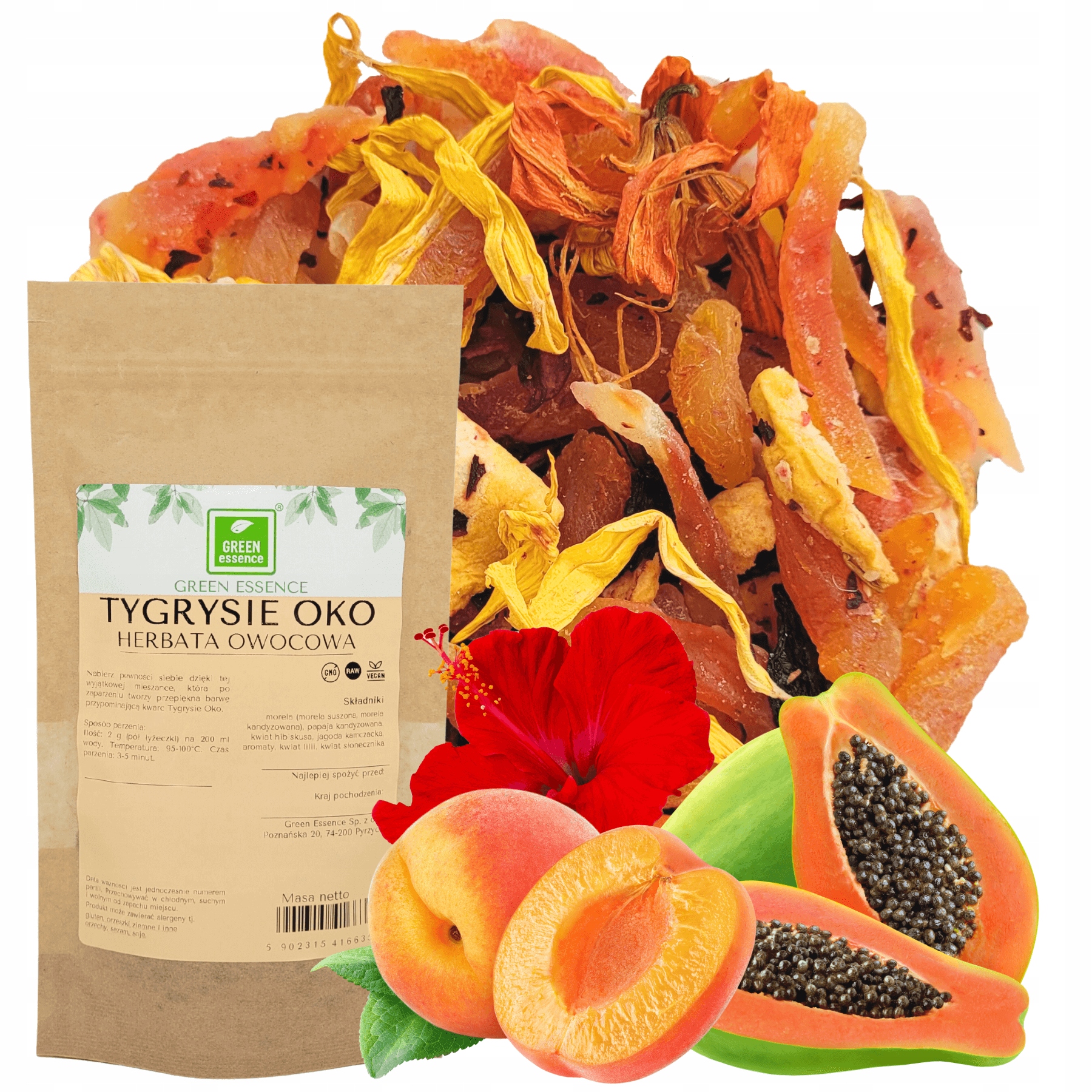 Levně Čaj Tygří oko 50 g meruňka, papája, ibišek, borůvka