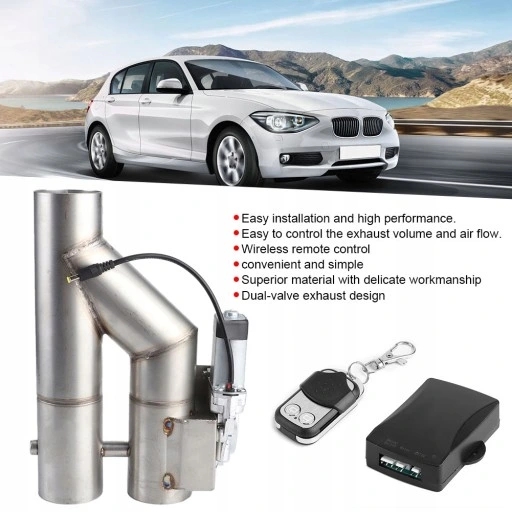 ELEKTRYCZNA PRZEPUSTNICA WYDECHU NA PILOTA 2.5IN Jakość części (zgodnie z GVO) Z - zamiennik