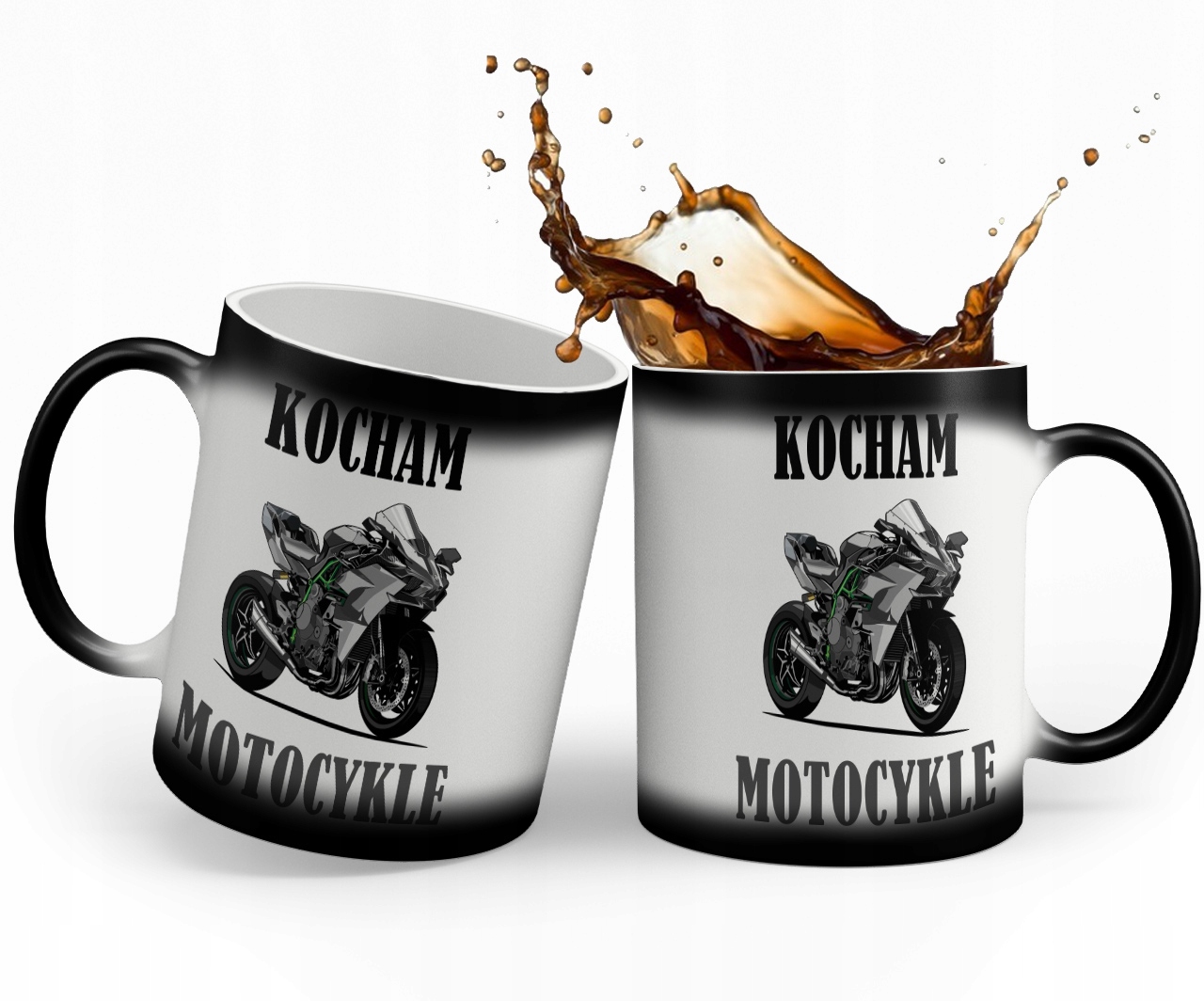 MAGICZNY KUBEK DLA MOTOCYKLISTY + IMIE + KARTONIK