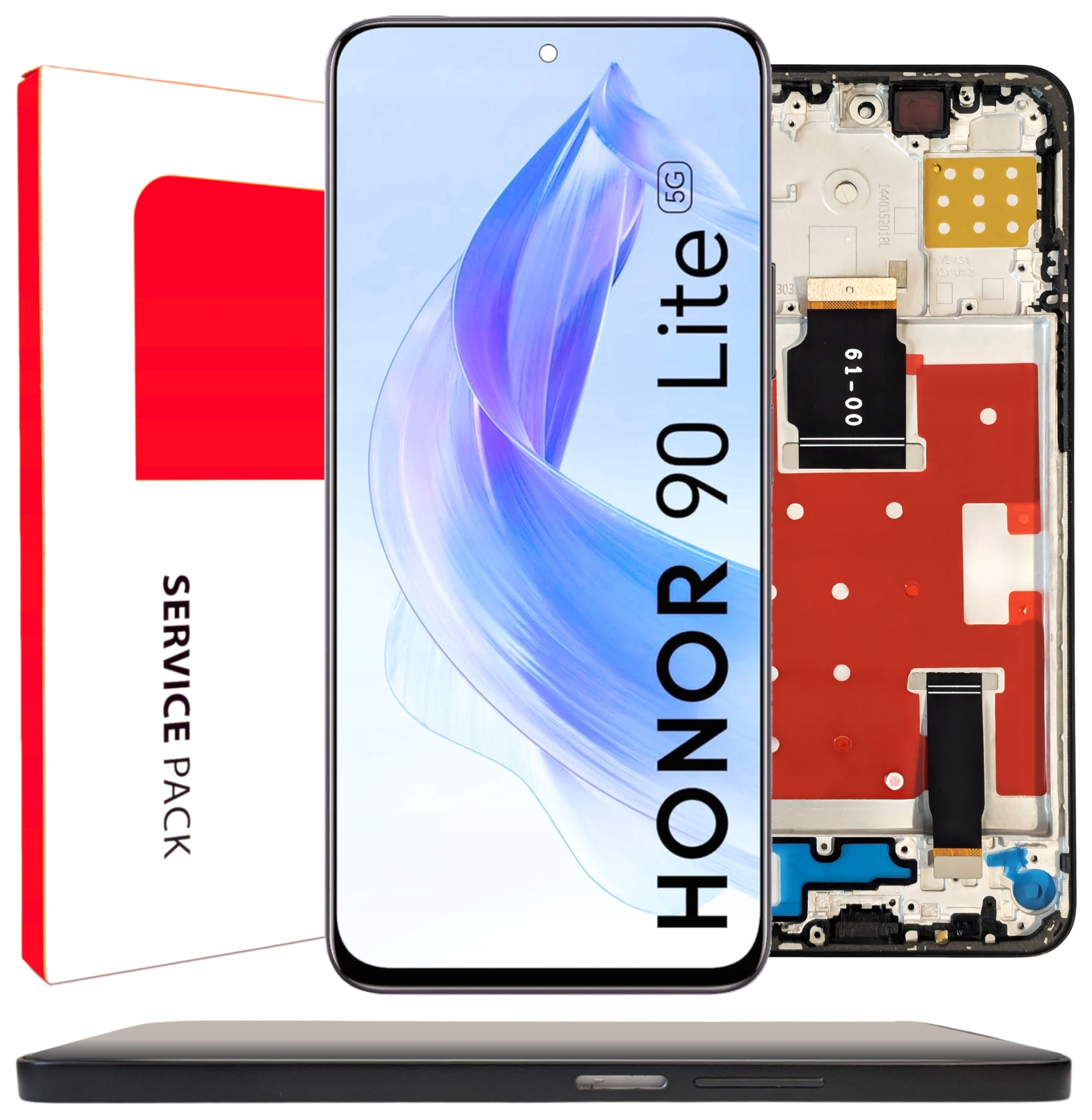 Displej pro Honor 90 Lite LCD displej Rámeček Černá Originál Zila CRT-NX1