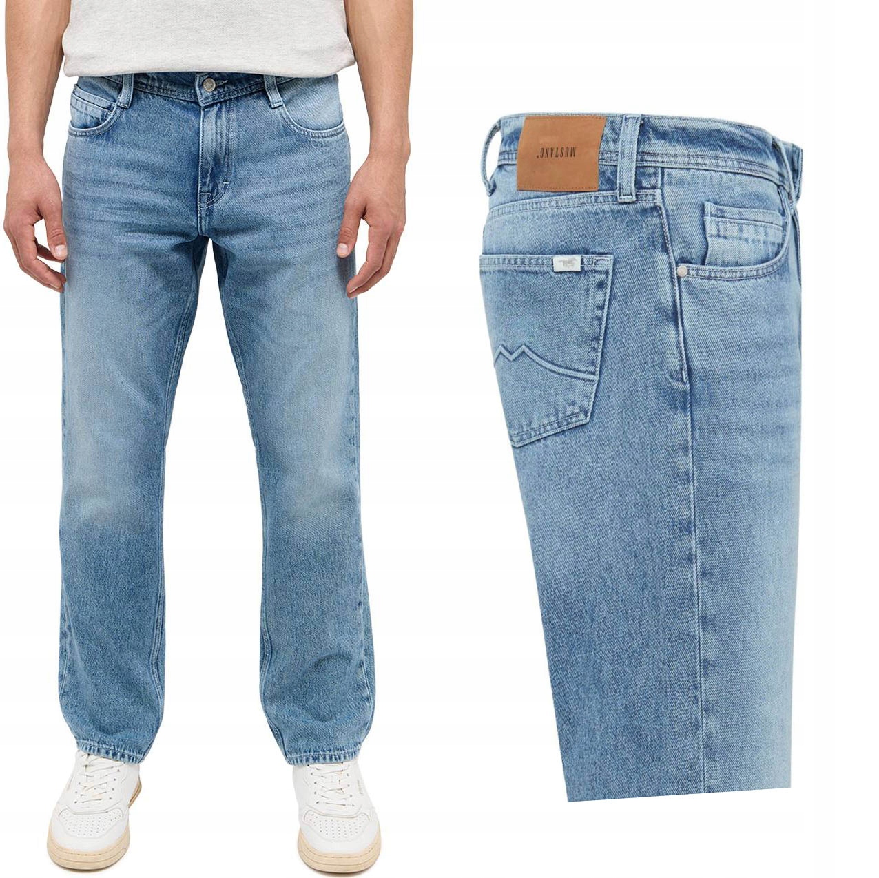 Mustang Denver Straight 303 pánské jednoduché džíny 100% W32 L32