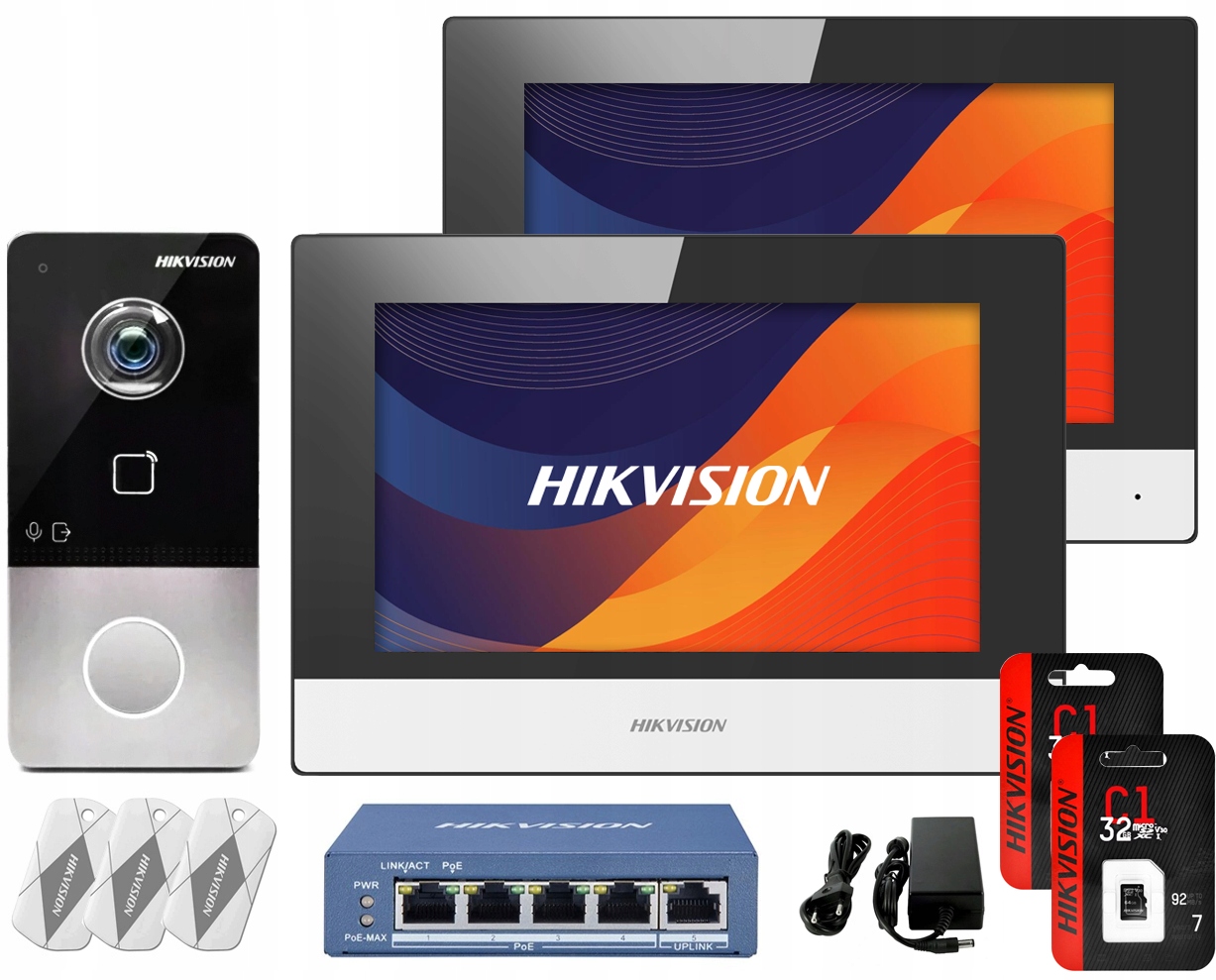 Hikvision DS-KIS603-P WiFi Ip Videovrátnik 2x LCD
