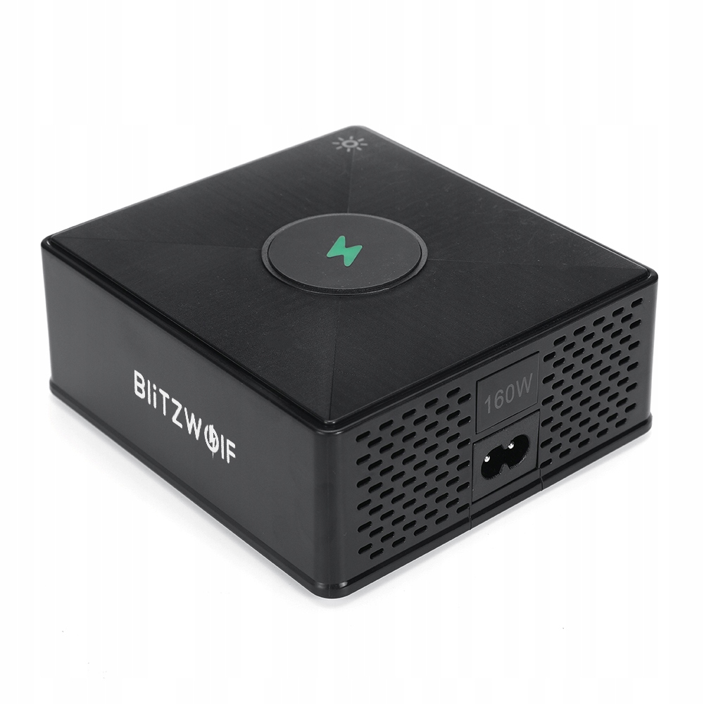 ŁADOWARKA SIECIOWA BLITZWOLF 868H, 2XUSB-A, 3XUSB TYPU C, 160W Przeznaczenie do innych marek