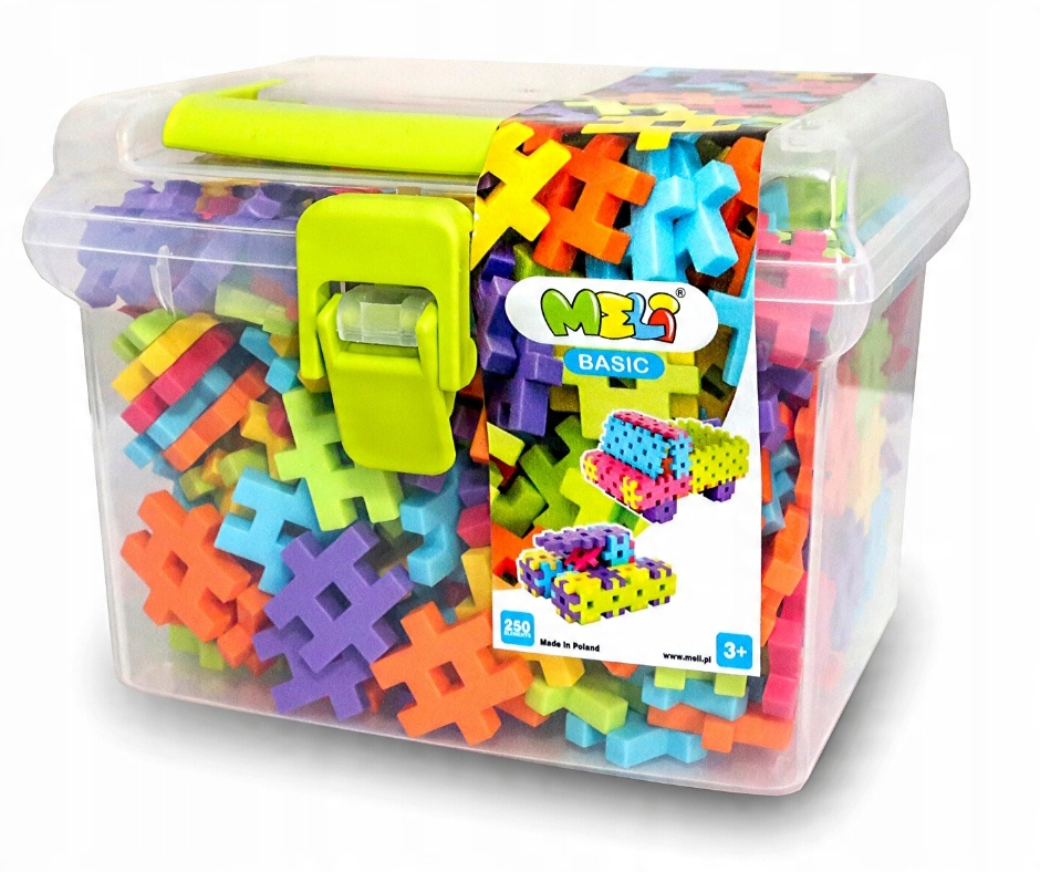 

Klocki Meli Basic 250 Elementów Travel Box
