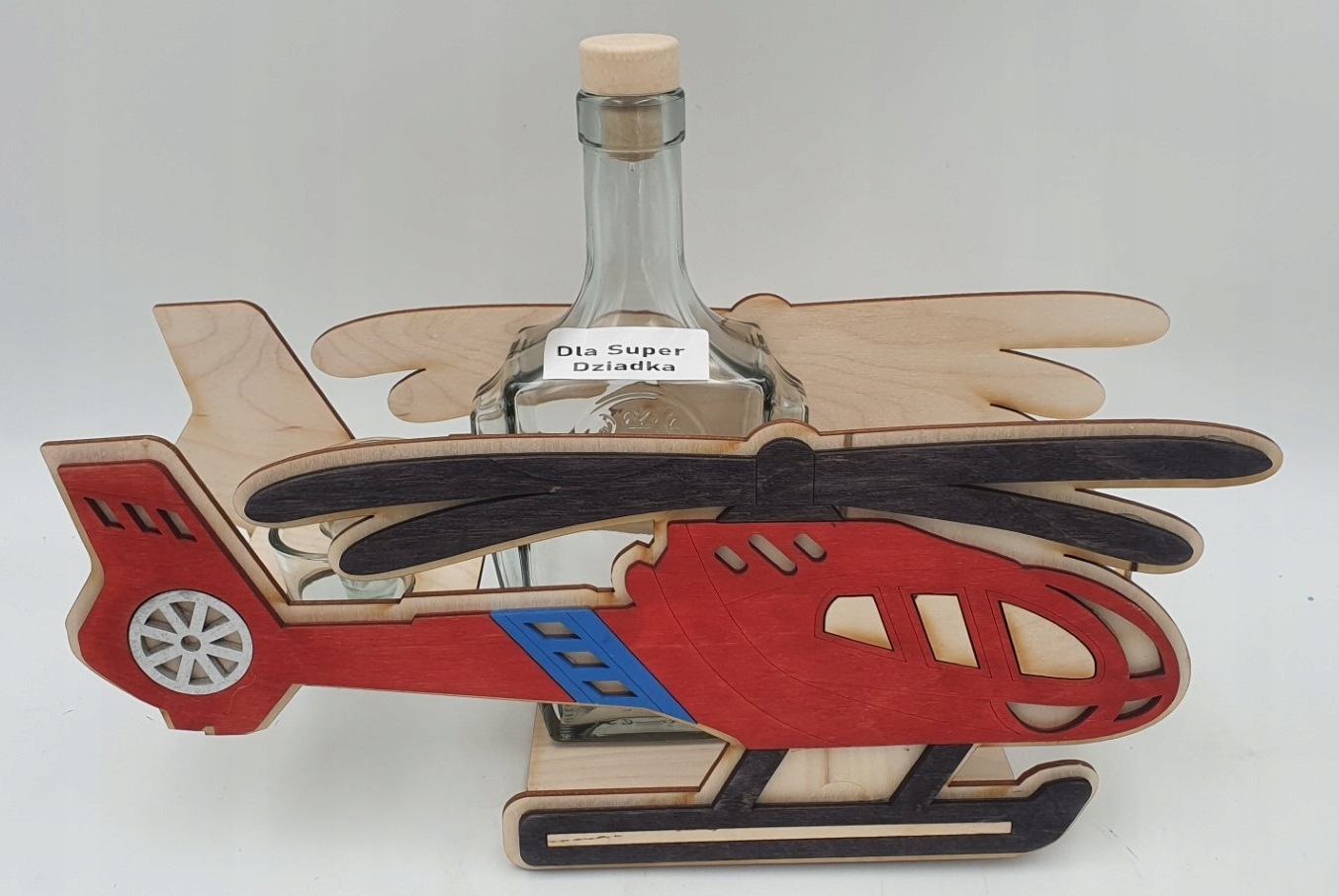 karafa Helikopter 6 skleniček pro dědečka