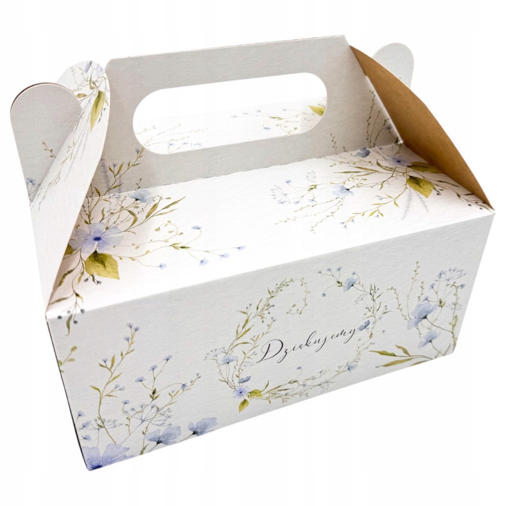 Levně Enjoy Be Eco Krabička s rukojetí Chabry 189x147x89 mm 25 Ks