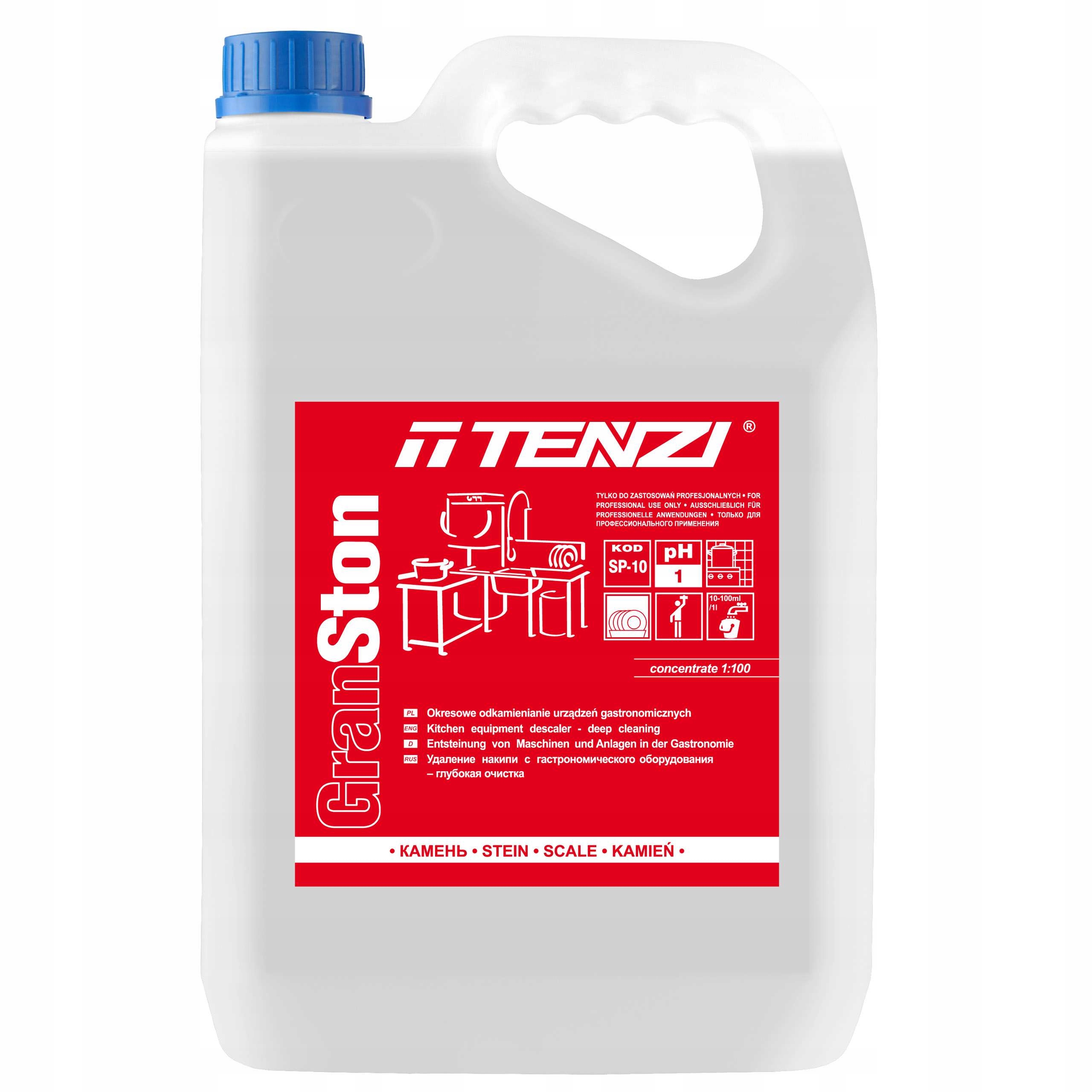 

Tenzi Gran Ston 5L Odkamieniacz Zmywarki Kotły