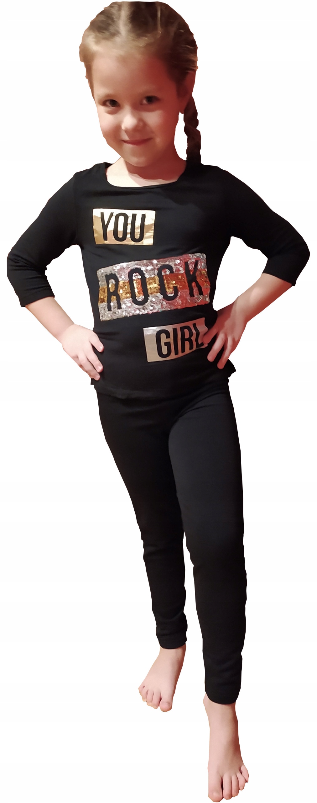 CIEPŁE, TRWAŁE LEGINSY, GETRY MESZEK 95%BAWEŁNA r. 104, czarne Marka Biko