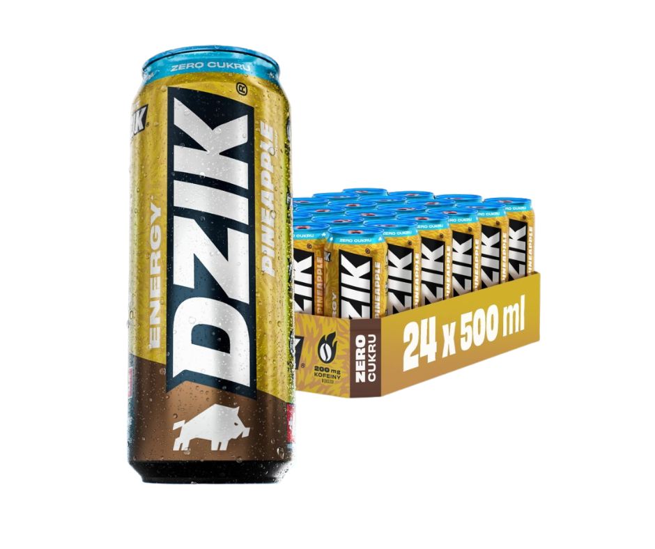 Napój energetyczny Dzik energy zero kalorii Pineapple 500ml 24szt Drs