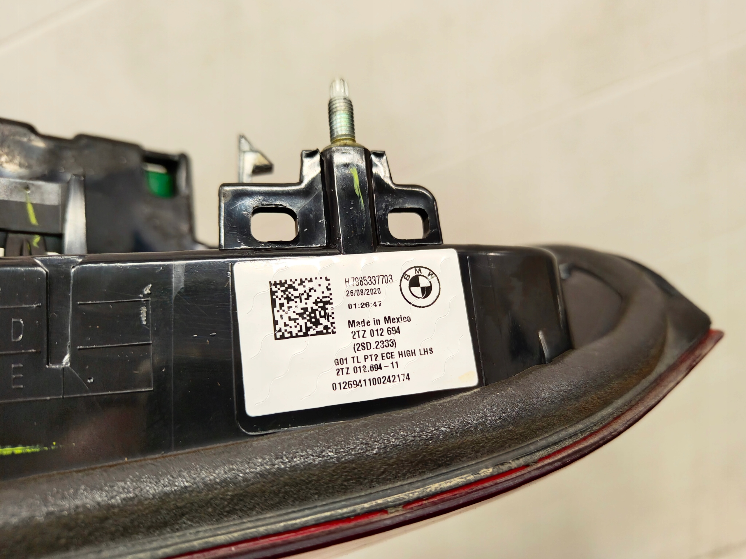 BMW X3 G01 light rear part EU right left 9853378 9853377
