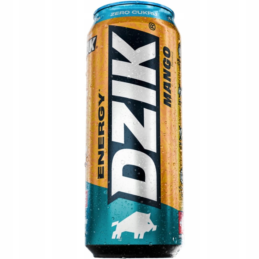 Wk Dzik Energy 500 ml Mango zero cukru energetyk drink kofeina