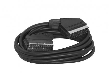 Kabel przewód EURO-EURO SCART 21p audio-video 1,5m Marka Lexton